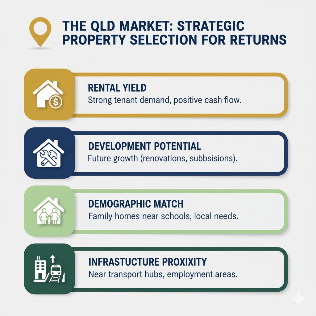 The QLD Market: Strategic Property Selection for Returns